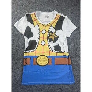 Disney Pixar Shirt Youth Large Yellow Toy Story T-Shirt Short Sleeve Crew Neck